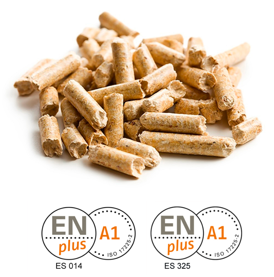Palet 70 sacos pellet certificado ENPlus A1. Pellet Vagalume
