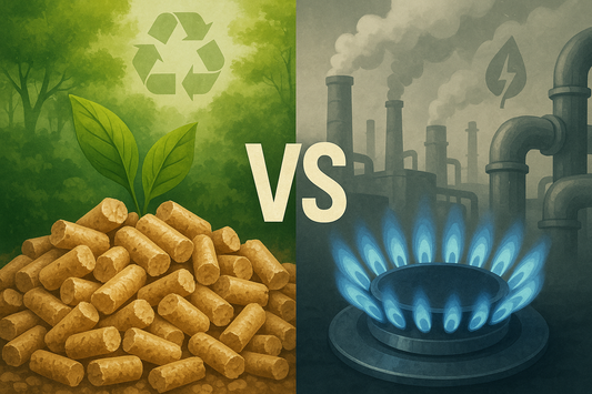 Pellet vs Gas: la batalla de la sostenibilidad